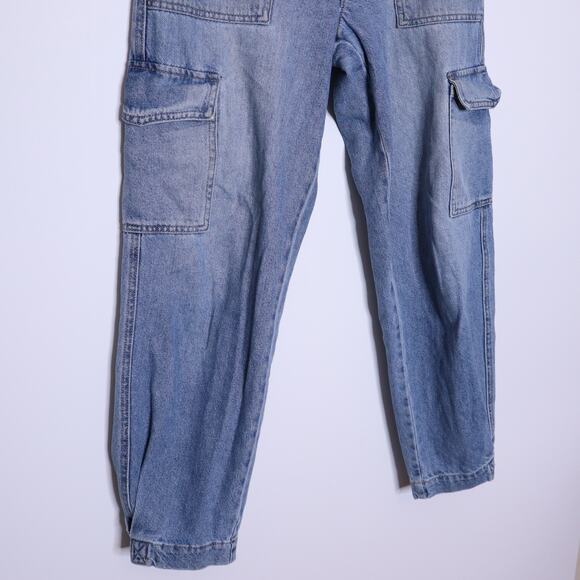 PISTOLA Josephine High-Rise Tapered Cargo Jeans Paradigm Mid Wash Women's 26 - Picture 7 of 15